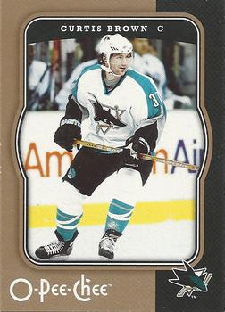 2007-08 O-Pee-Chee #409 Curtis Brown Front