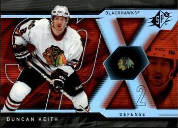 2007-08 SPx #38 Duncan Keith Front