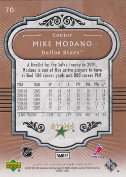 2007-08 Upper Deck Artifacts #70 Mike Modano Back