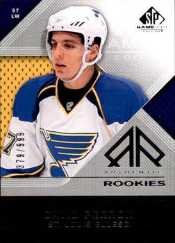 2007-08 SP Game Used #108 David Perron Front