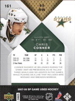 2007-08 SP Game Used #161 Chris Conner Back