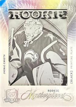2009-10 Upper Deck The Cup - Printing Plates Artifacts Black #MAS-179 Jhonas Enroth  Front