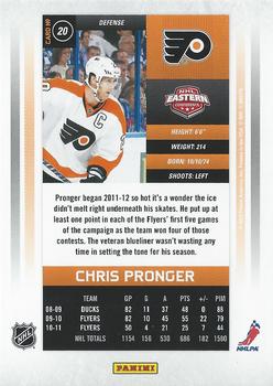 2011-12 Panini Contenders #20 Chris Pronger Back