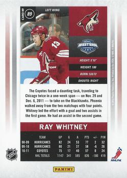 2011-12 Panini Contenders #89 Ray Whitney Back