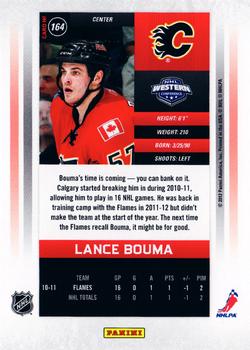 2011-12 Panini Contenders #164 Lance Bouma Back