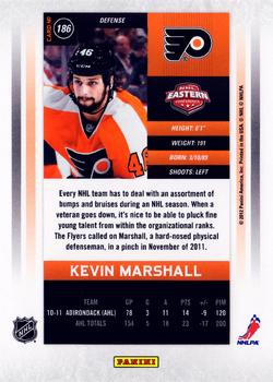 2011-12 Panini Contenders #186 Kevin Marshall Back