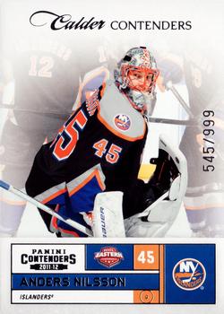 2011-12 Panini Contenders #192 Anders Nilsson Front