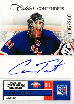 2011-12 Panini Contenders #234 Cam Talbot Front