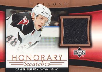 2005-06 Upper Deck Trilogy - Honorary Swatches #HS-DB Daniel Briere Front