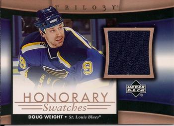 2005-06 Upper Deck Trilogy - Honorary Swatches #HS-DW Doug Weight Front