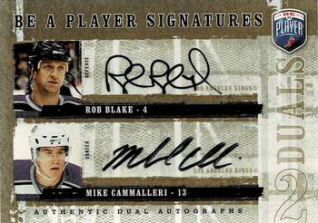 2006-07 Be A Player - Be a Player Signatures Duals #D-BC Rob Blake / Mike Cammalleri Front