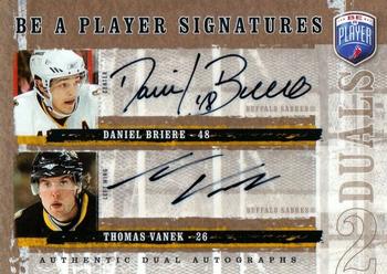 2006-07 Be A Player - Be a Player Signatures Duals #D-BU Daniel Briere / Thomas Vanek Front