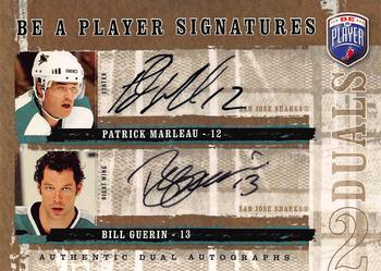 2006-07 Be A Player - Be a Player Signatures Duals #D-MG Patrick Marleau / Bill Guerin Front
