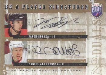 2006-07 Be A Player - Be a Player Signatures Duals #D-SA Daniel Alfredsson / Jason Spezza Front