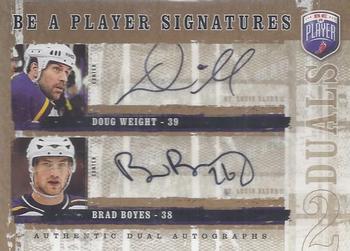 2006-07 Be A Player - Be a Player Signatures Duals #D-WB Doug Weight / Brad Boyes Front