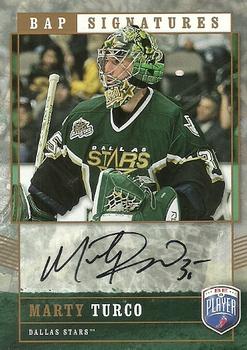 2006-07 Be A Player - BAP Signatures SN25 #21 Marty Turco Front