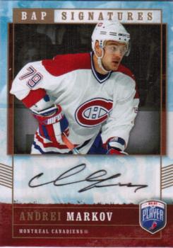 2006-07 Be A Player - BAP Signatures #AM Andrei Markov Front