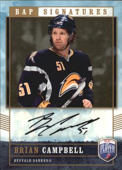 2006-07 Be A Player - BAP Signatures #BC Brian Campbell Front