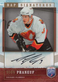 2006-07 Be A Player - BAP Signatures #DP Dion Phaneuf Front