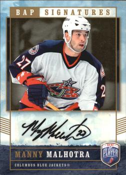 2006-07 Be A Player - BAP Signatures #MA Manny Malhotra Front