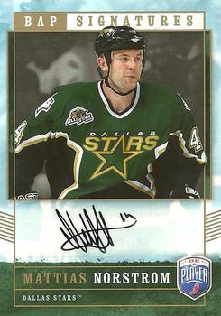 2006-07 Be A Player - BAP Signatures #NO Mattias Norstrom Front