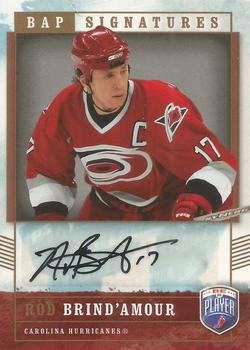 2006-07 Be A Player - BAP Signatures #RB Rod Brind'Amour Front