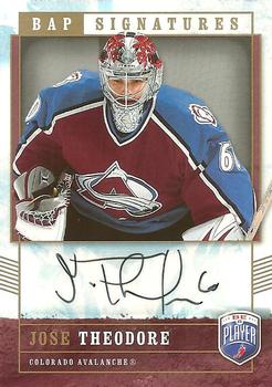 2006-07 Be A Player - BAP Signatures #TH Jose Theodore Front