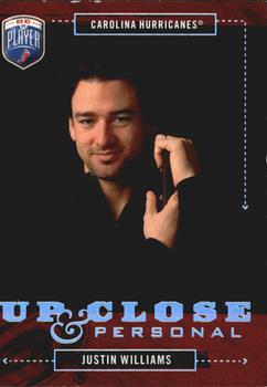 2006-07 Be A Player - Up Close and Personal #UC2 Justin Williams Front