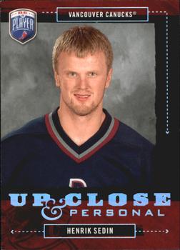 2006-07 Be A Player - Up Close and Personal #UC20 Henrik Sedin Front