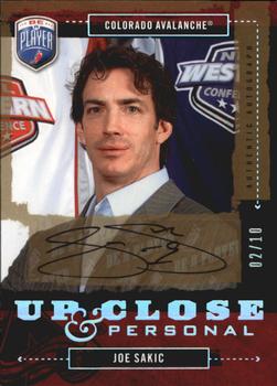 2006-07 Be A Player - Up Close and Personal Autographs #UC25 Joe Sakic Front