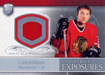 2006-07 Be A Player Portraits - First Exposures #FE-CB Cam Barker Front