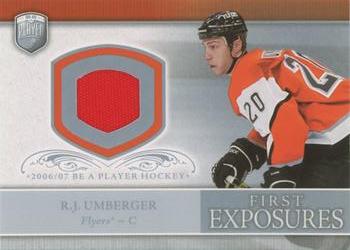 2006-07 Be A Player Portraits - First Exposures #FE-RU R.J. Umberger Front
