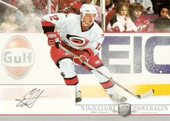 2006-07 Be A Player Portraits - Signature Portraits #SP-ST Eric Staal Front