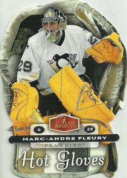 2006-07 Flair Showcase - Hot Gloves #HG24 Marc-Andre Fleury Front