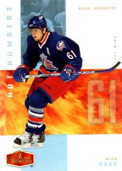 2006-07 Flair Showcase - Hot Numbers Parallel #HN13 Rick Nash Front