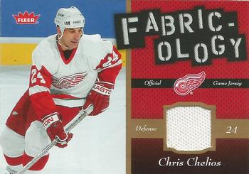 2006-07 Fleer - Fabricology #F-CC Chris Chelios Front