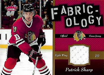 2006-07 Fleer - Fabricology #F-PS Patrick Sharp Front