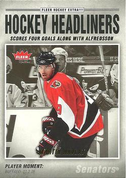 2006-07 Fleer - Hockey Headliners #HL18 Martin Havlat Front