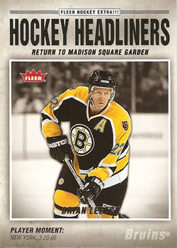 2006-07 Fleer - Hockey Headliners #HL11 Brian Leetch Front