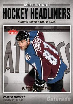 2006-07 Fleer - Hockey Headliners #HL12 Pierre Turgeon Front