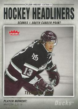 2006-07 Fleer - Hockey Headliners #HL3 Teemu Selanne Front
