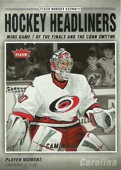 2006-07 Fleer - Hockey Headliners #HL4 Cam Ward Front