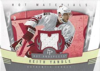 2006-07 Fleer Hot Prospects - Hot Materials #HM-KY Keith Yandle Front