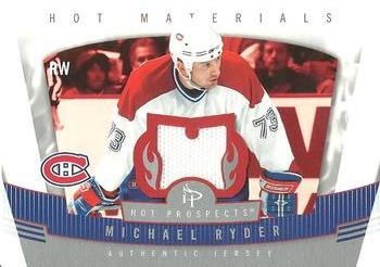 2006-07 Fleer Hot Prospects - Hot Materials #HM-RY Michael Ryder Front