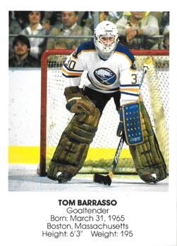 1985-86 Blue Shield Buffalo Sabres Small #3 Tom Barrasso Front