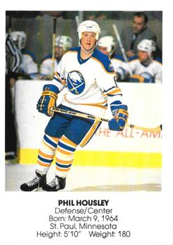 1985-86 Blue Shield Buffalo Sabres Small #13 Phil Housley Front