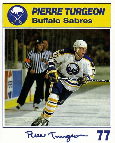 1987-88 Blue Shield Buffalo Sabres #NNO Pierre Turgeon Front