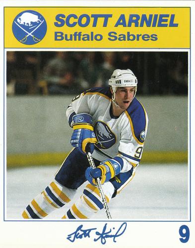 1987-88 Blue Shield Buffalo Sabres #NNO Scott Arniel Front