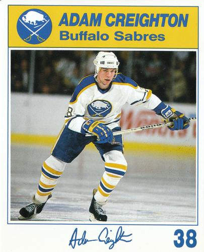 1987-88 Blue Shield Buffalo Sabres #NNO Adam Creighton Front