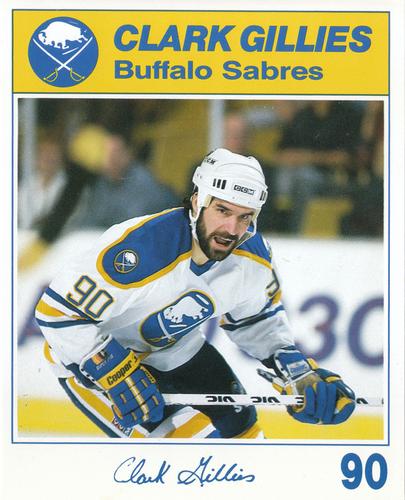 1987-88 Blue Shield Buffalo Sabres #NNO Clark Gillies Front
